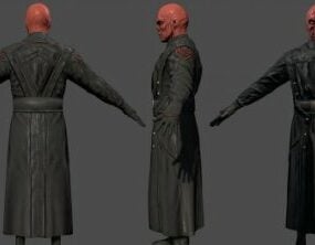 Red Skull  Character 3d model