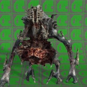 Alien Necromorph 3d-malli