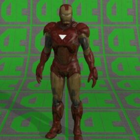 Modello 3D di Marvel Iron Man