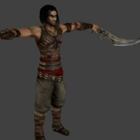 The Prince Persia Character 3d model