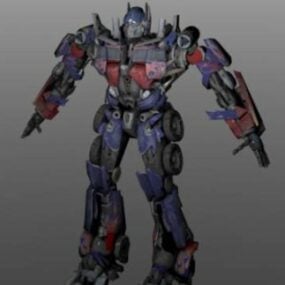 Modello 3d del trasformatore Optimus Prime Megatron