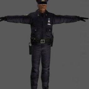 Policeman 3d model