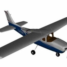 セスナ 172 飛行機 3D モデル