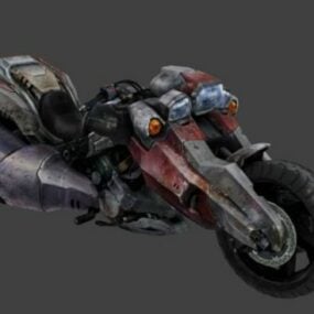 공상 과학 오토바이 3d 모델
