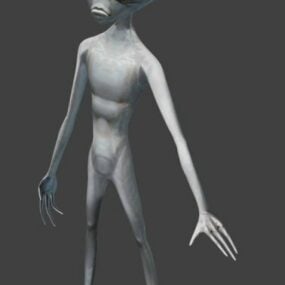 Model 3d Karakter Awak Alien