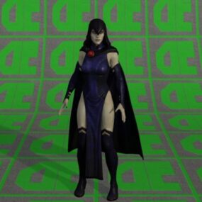 Raven DC Comic Character 3d model