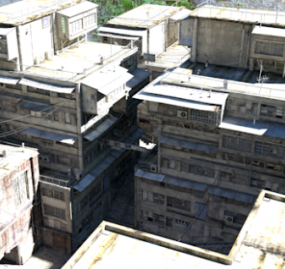 Chinese Yard Building 3d model