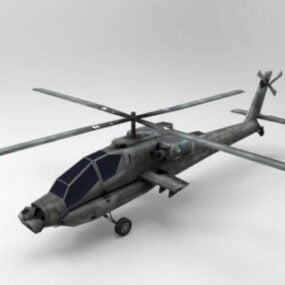 Ah64 아파치 헬리콥터 3d 모델
