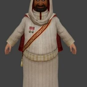 Modelo 3D árabe