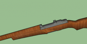 M1 Garand Gun דגם תלת מימד