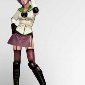 Juliet Girl Game Character 3d model