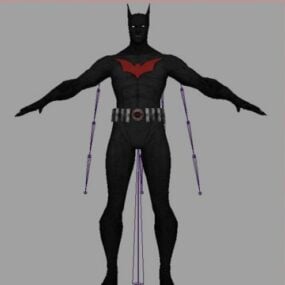 슈퍼 영웅 배트맨 캐릭터 3d 모델