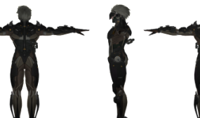 דגם 3D של Raiden Character