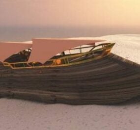Star Wars Jabba Barge 3d model