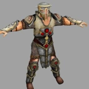 Human Knight Character 3d-model