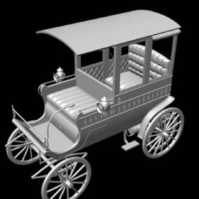 中国古代马车3d模型