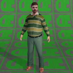 Casual Man Character 3d-modell