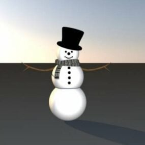 3д модель снеговика