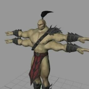 Goro Mortal Kombat Karakteri 3d modeli