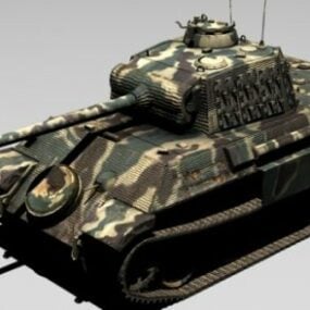 Tiger 1 Tank 3d malli