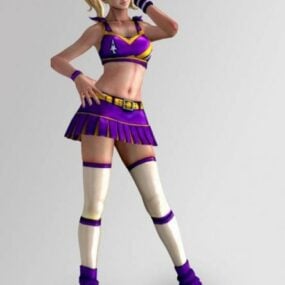 Juliet Cheerleader 3d model