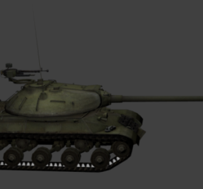 3D model těžkého tanku Is-3