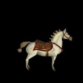 馬のリグ3Dモデル