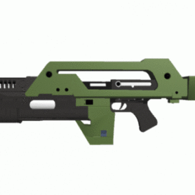 M41-a Pulse Rifle 3D-malli