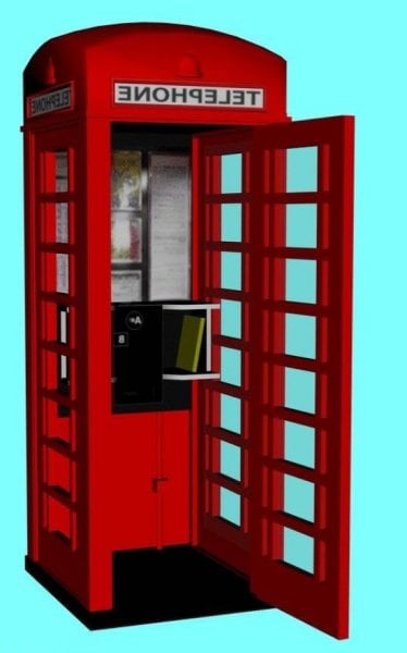 Britische Telefonzelle