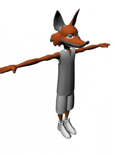 Cartoon Fox Character