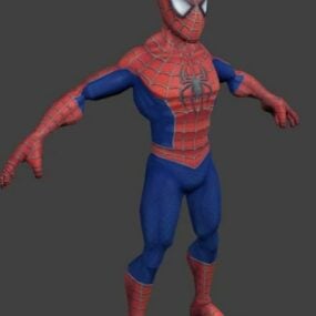 Model 3D postaci Spidermana