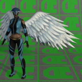 Hawkgirl 3d malli
