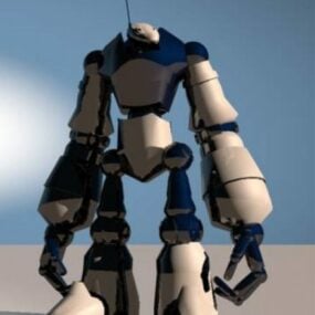 3d модель модульного робота Droid