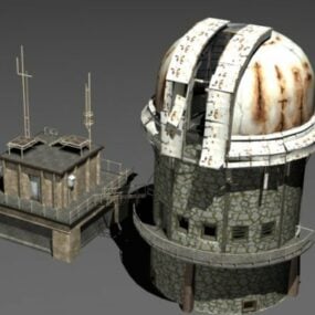 Mô hình 3d xây dựng địa điểm thiên văn