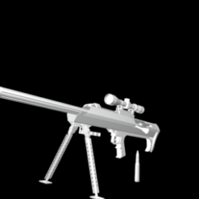 M99A1 Barrett Sniper Rifle โมเดล 3 มิติฟรี