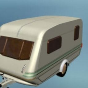 Camping-car (caravane) modèle 3D