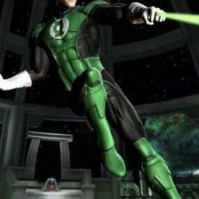 Green Lantern 3d malli