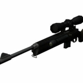Sniper Rifle Mini14 3d model