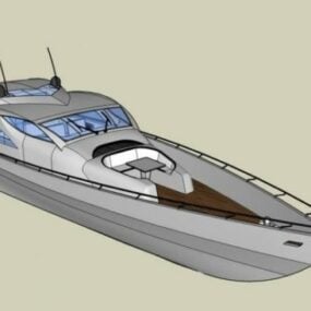 Yacht modèle 3D