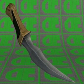 Green Arrow Weapon Knife  Free 3d model