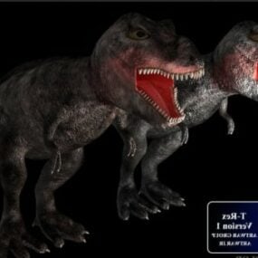 T-rex (versjon 1) 3d-modell