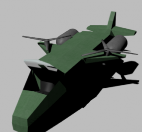 Low Poly Helicopter 3d model