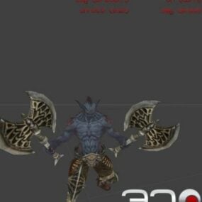 Guerrero Monstruo más oscuro modelo 3d