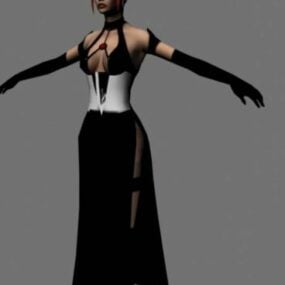 Rayne Dress 3d model