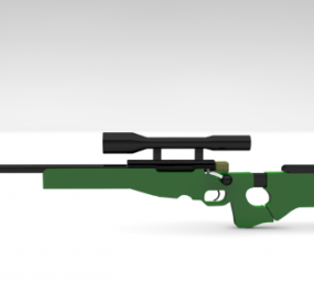 Awm Sniper 3d model
