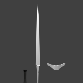 3 Swords 3d model