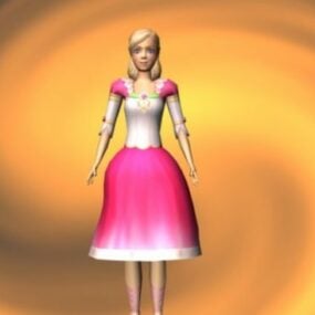 Model 3d Barbie