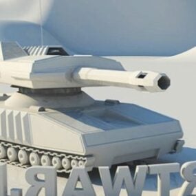 Nowoczesny model czołgu M1 3D