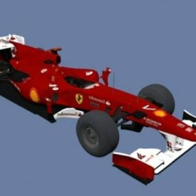 Mô hình 3d xe công thức XNUMX Ferrari
