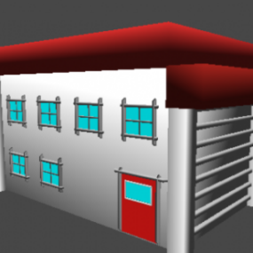 Pallet Town House 3d model